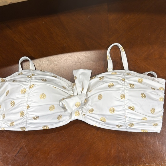 LILLY PULITZER Cassia Ruffle Bikini Top Size 10 in excellent preowned condition - Picture 5 of 10